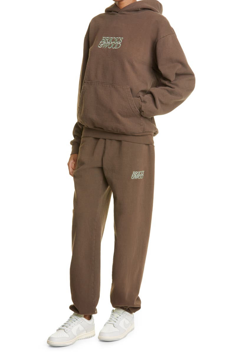 Bricks & Wood Logo Hoodie, Alternate, color, 