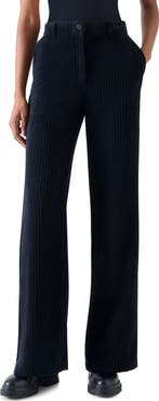 Akris punto Celia Techno Corduroy Bootcut Pants