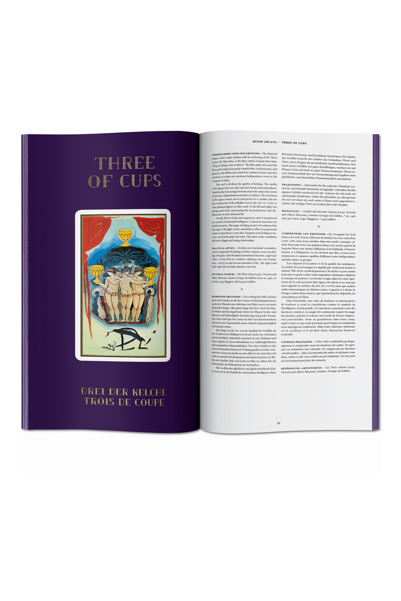 Dalí Tarot Book, Alternate, color, Deep Purple