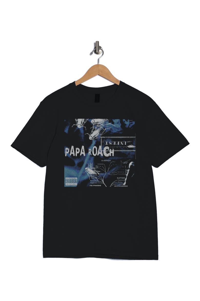 Papa Roach Crawlers Graphic T-Shirt, Alternate, color, BLACK