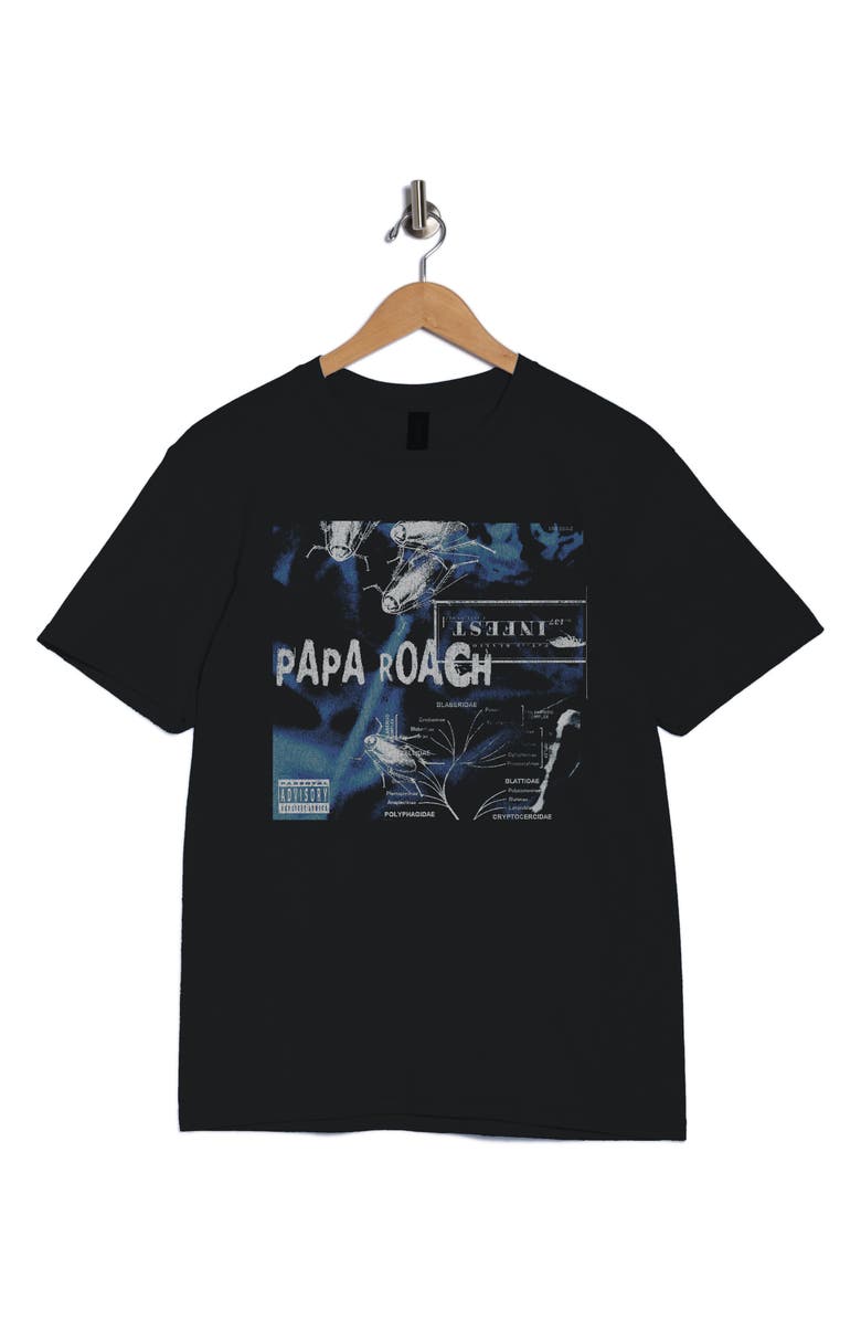 Monster Digital Papa Roach Crawlers Graphic T-Shirt, Alternate, color, Black