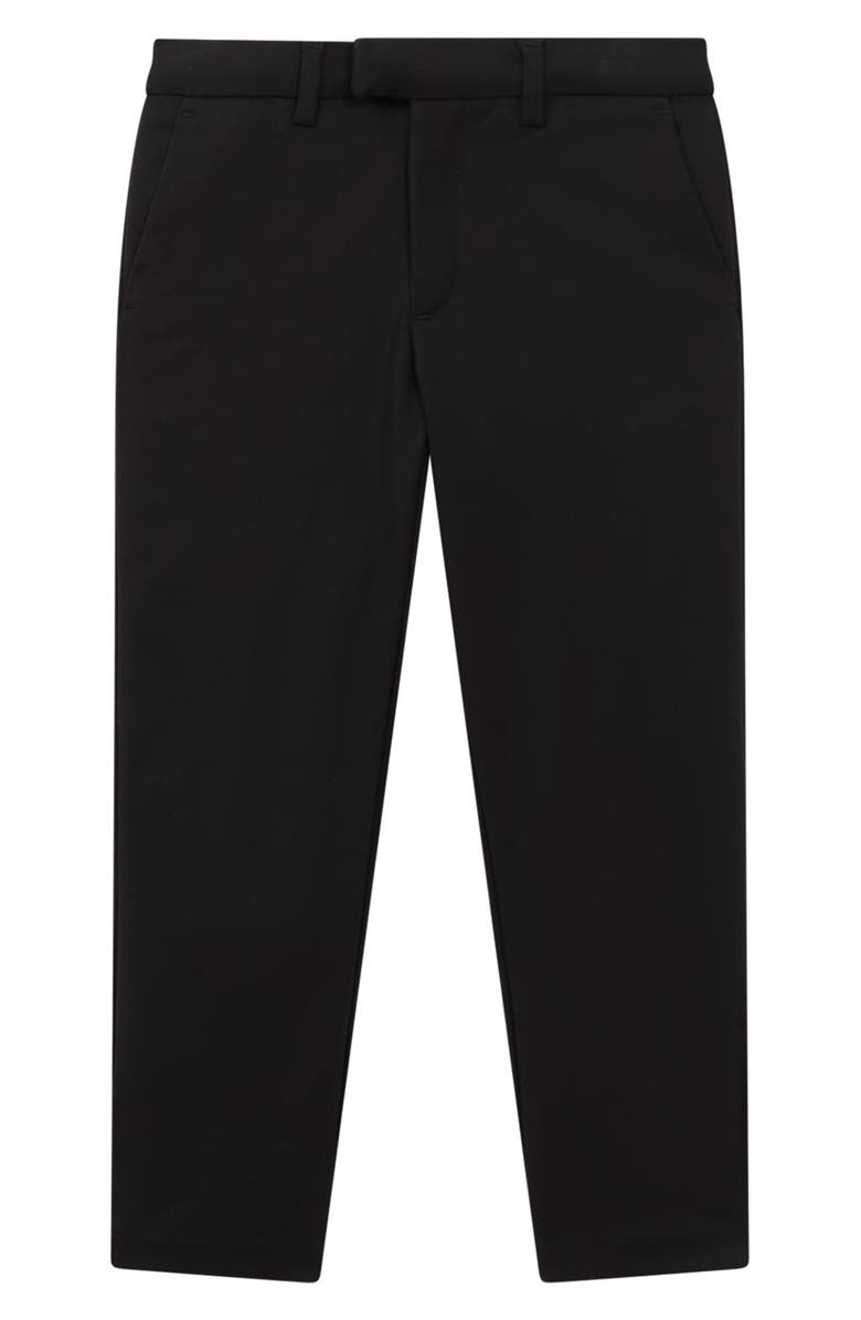 Reiss Kids' Eastbury Stretch Cotton Pants, Main, color, Black