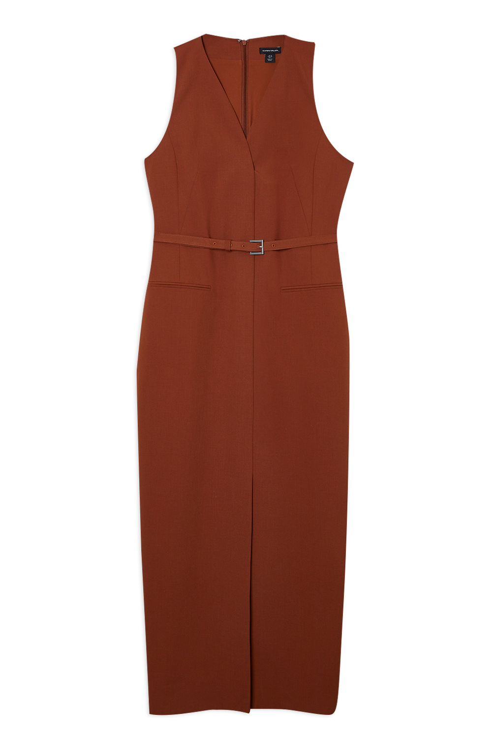 Belted Pencil Maxi Dress - image 2