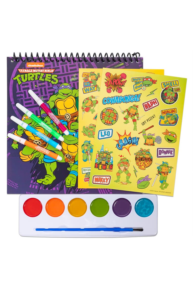Paint & Doodle, Teenage Mutant Ninja Turtles Coloring Set, 5+, Alternate, color, Multicolored
