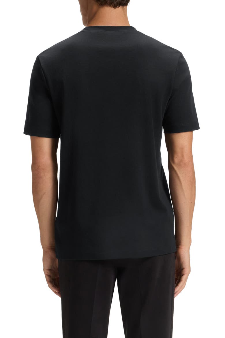 Thompson Cotton Logo Graphic T-Shirt, Alternate, color, BLACK