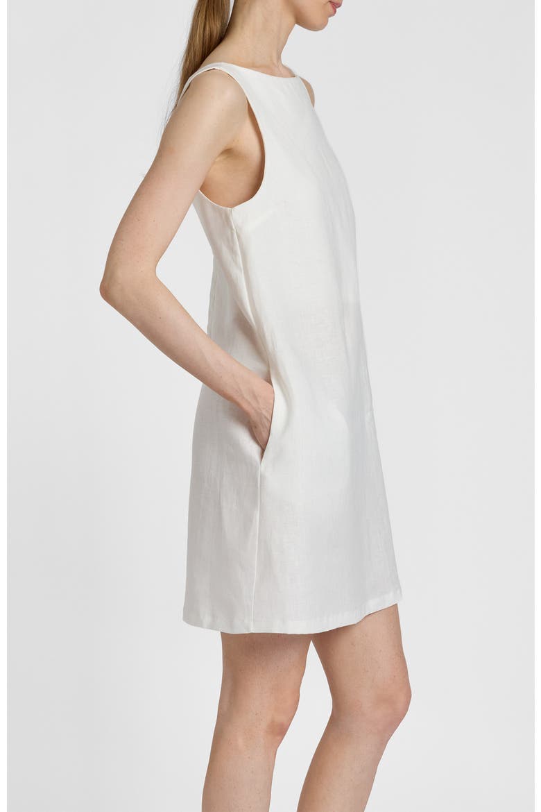 Jaclyn Sleeveless Shift Dress, Alternate, color, Creme