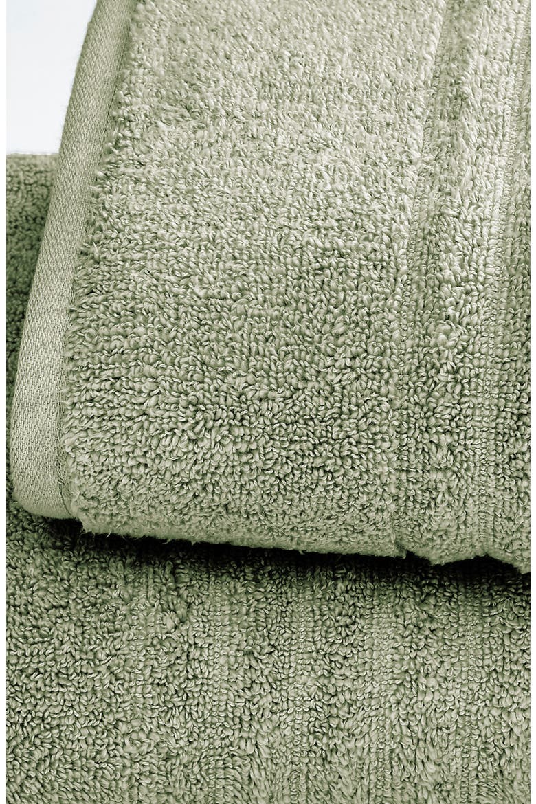 Combed Cotton 4-Pack Bath Towels, Alternate, color, EUCALYPTUS