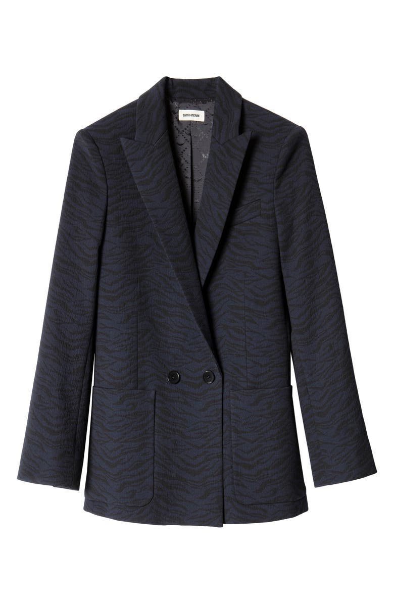 Zadig & Voltaire Visko Tigre Blazer, Alternate, color,