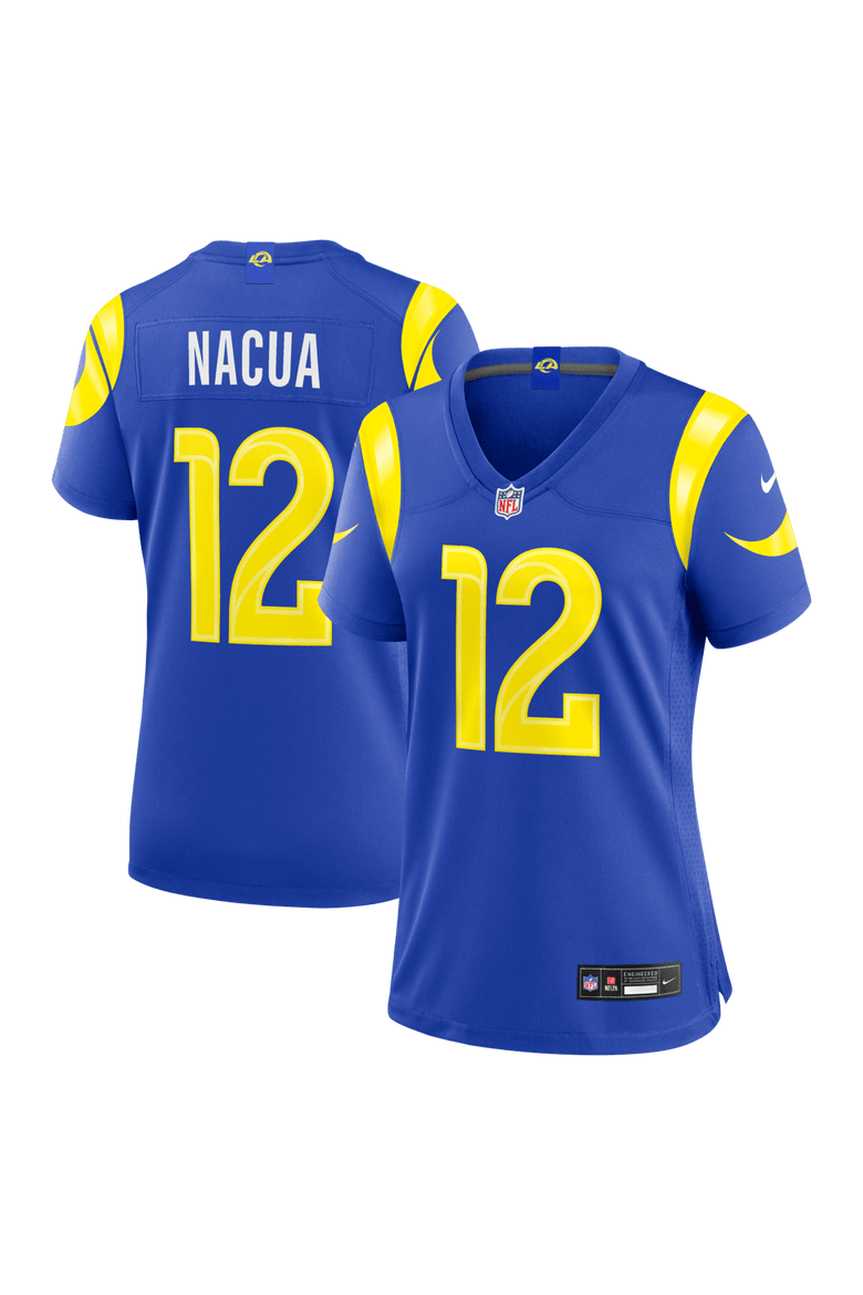 Women's Nike Puka Nacua Royal Los Angeles Rams Game Jersey, Main, color, Royal