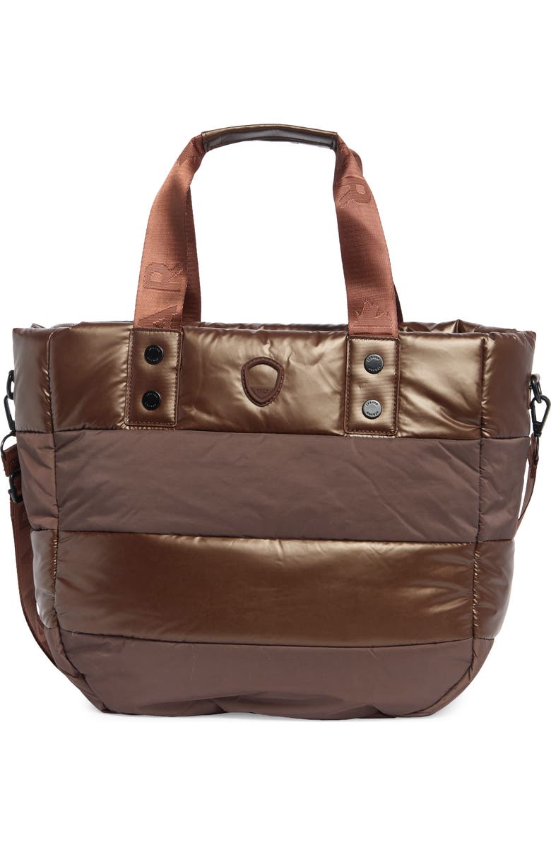 Pajar Valentina Tote Bag, Main, color, Chocolate