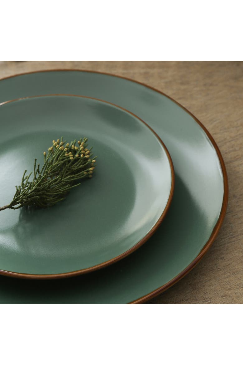 Brasa Stoneware 32-Piece Dinnerware Set, Alternate, color, Green