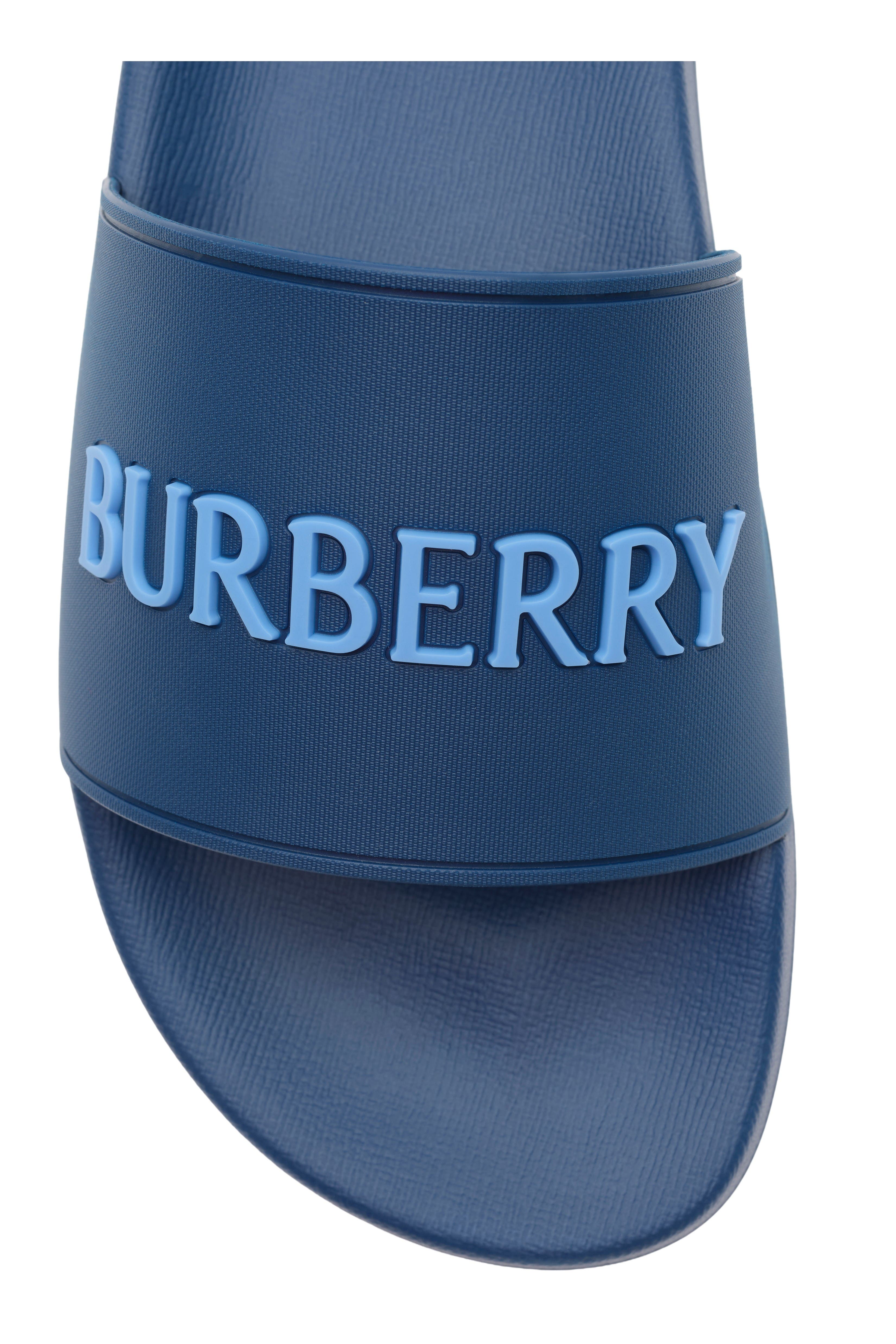 Logo Slides, Alternate, color, Navy/cornflower blue