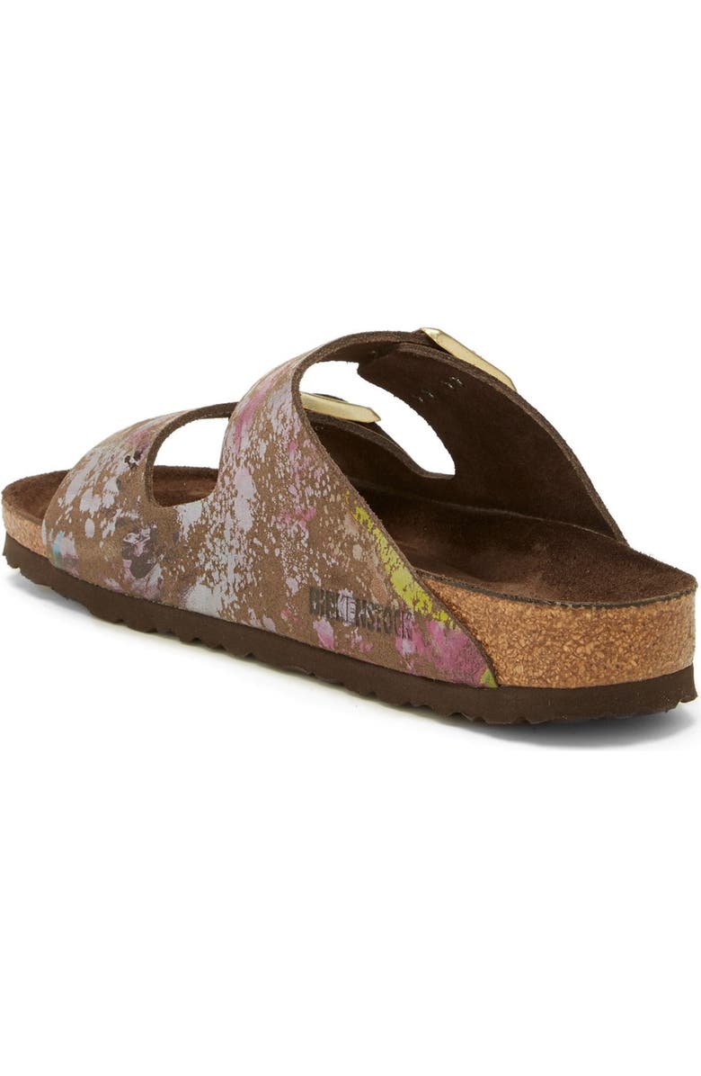 Birkenstock 'Arizona' Soft Footbed Printed Leather Sandal, Alternate, color,