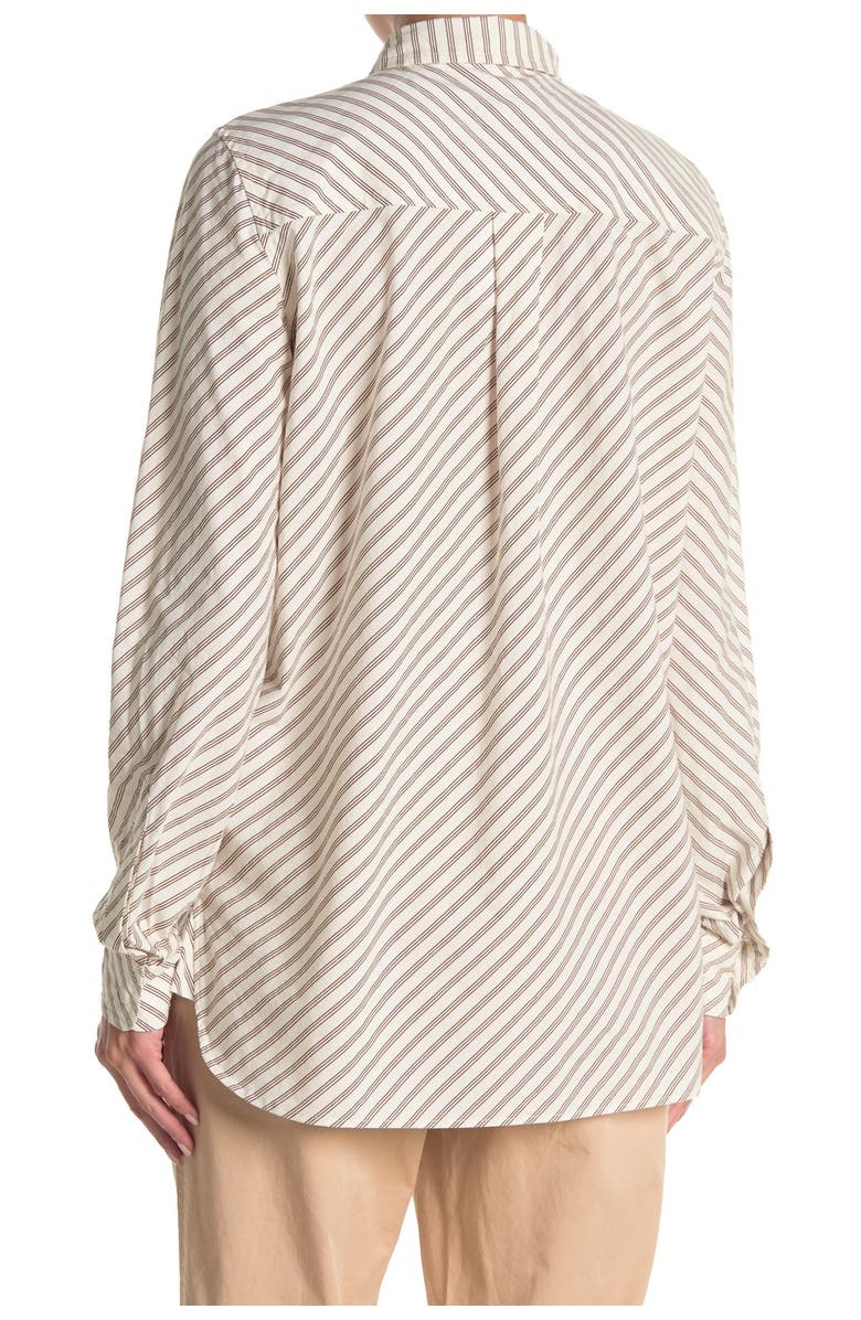 Ganni Swimton Button Front Shirt, Alternate, color, 