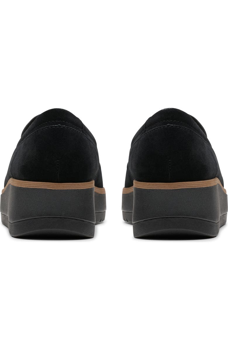 Clarks<sup>®</sup> Zylah Sky Platform Loafer, Alternate, color, Black Sde