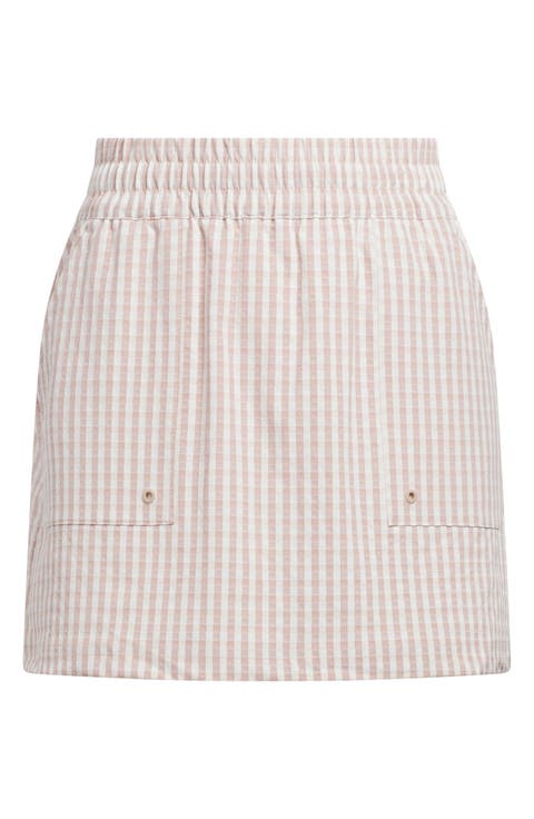 Ultimate365 Gingham Golf Skort
