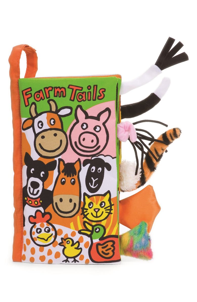 Jellycat 'Farm Tails' Book, Main, color, 