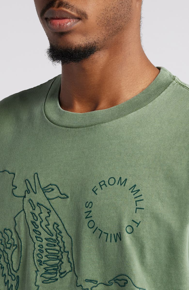 Carhartt Work In Progress Flying Ducks Loose Fit Organic Cotton Graphic T-Shirt, Alternate, color, 