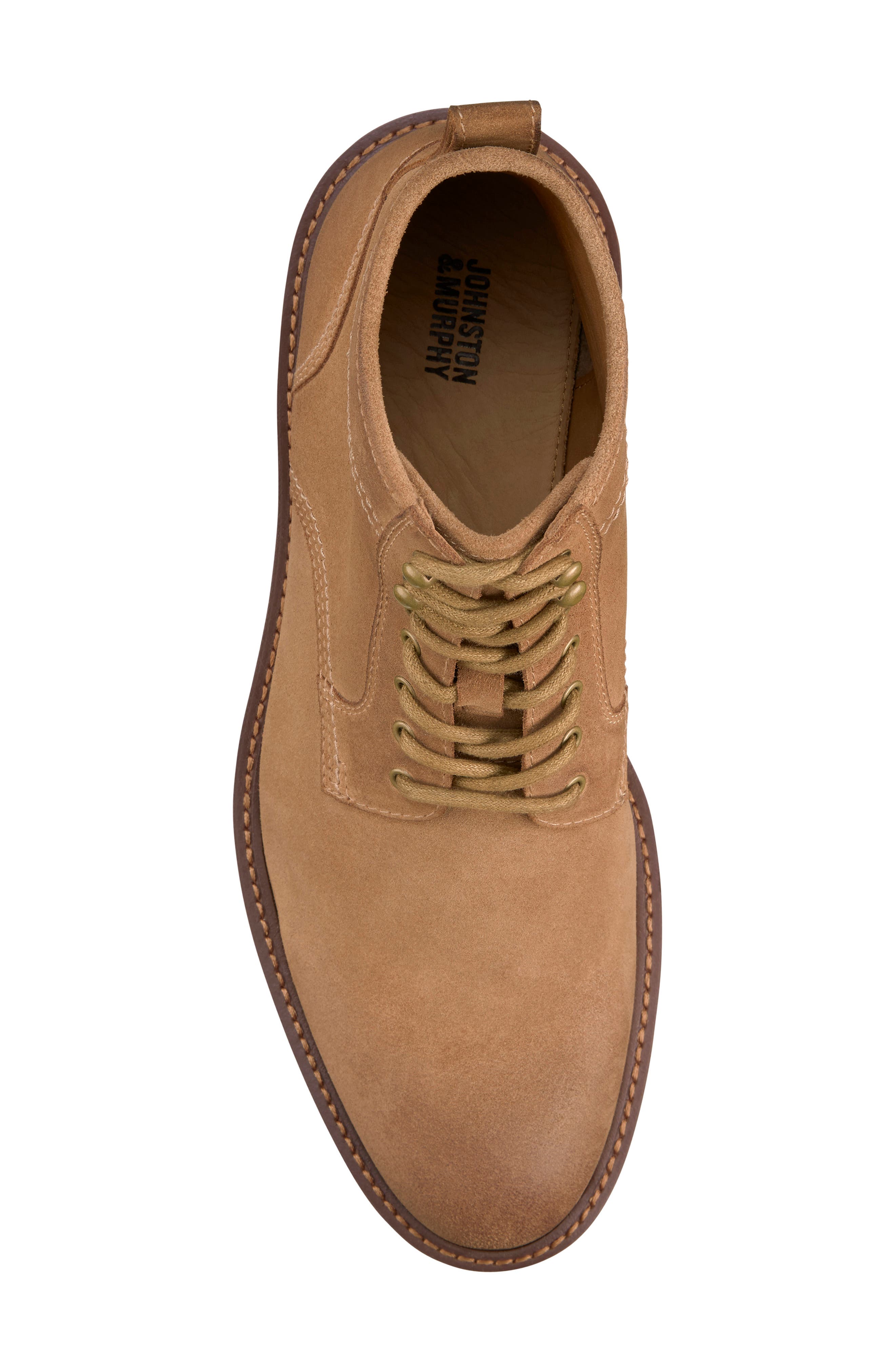 Johnston & Murphy Barrett Water Resistant Boot, Alternate, color, Taupe