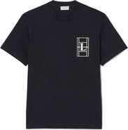 Lacoste Embroidered Court Logo Cotton T-Shirt