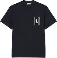 Lacoste Embroidered Court Logo Cotton T-Shirt