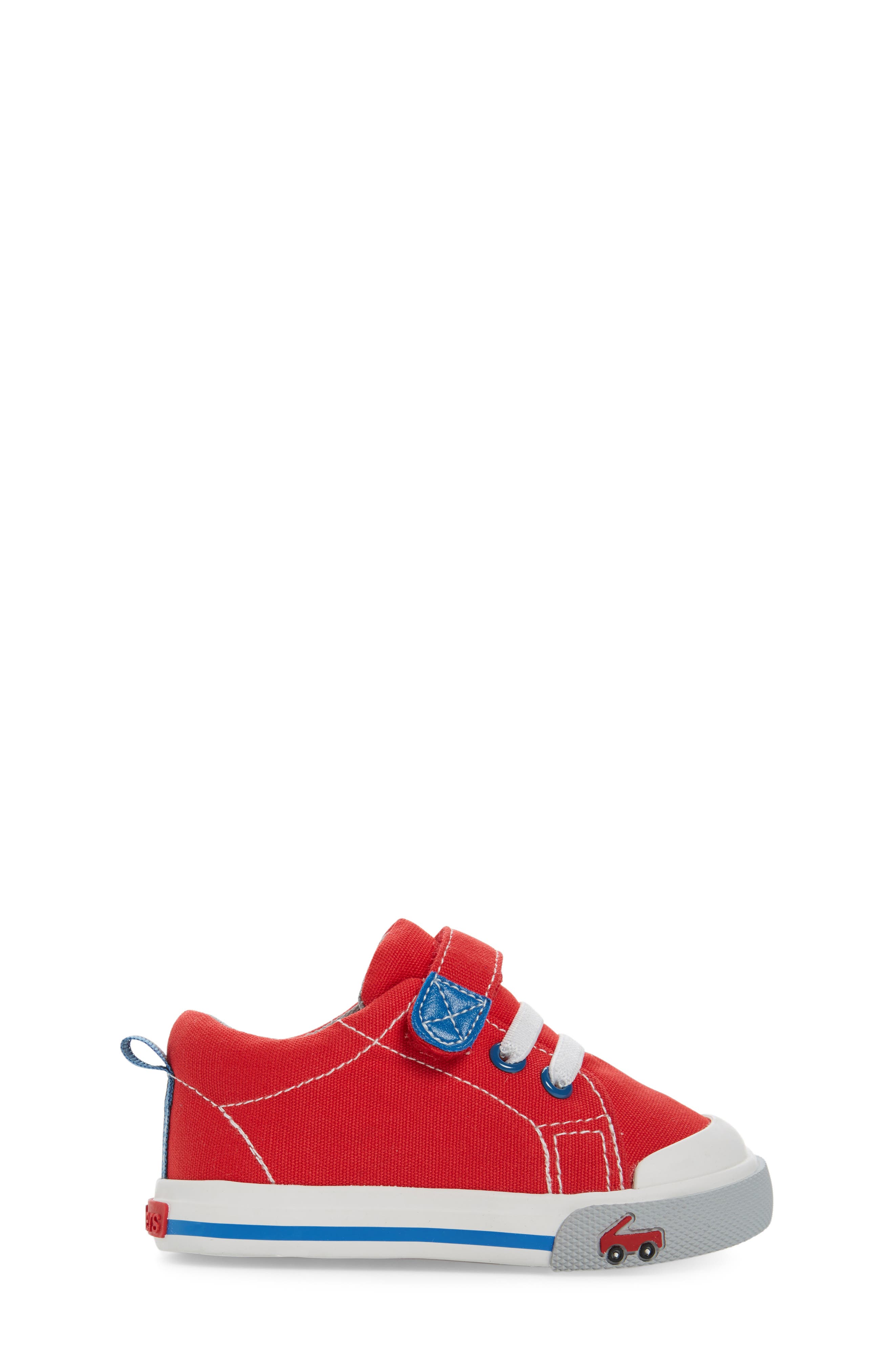 Stevie II Sneaker, Alternate, color, RED