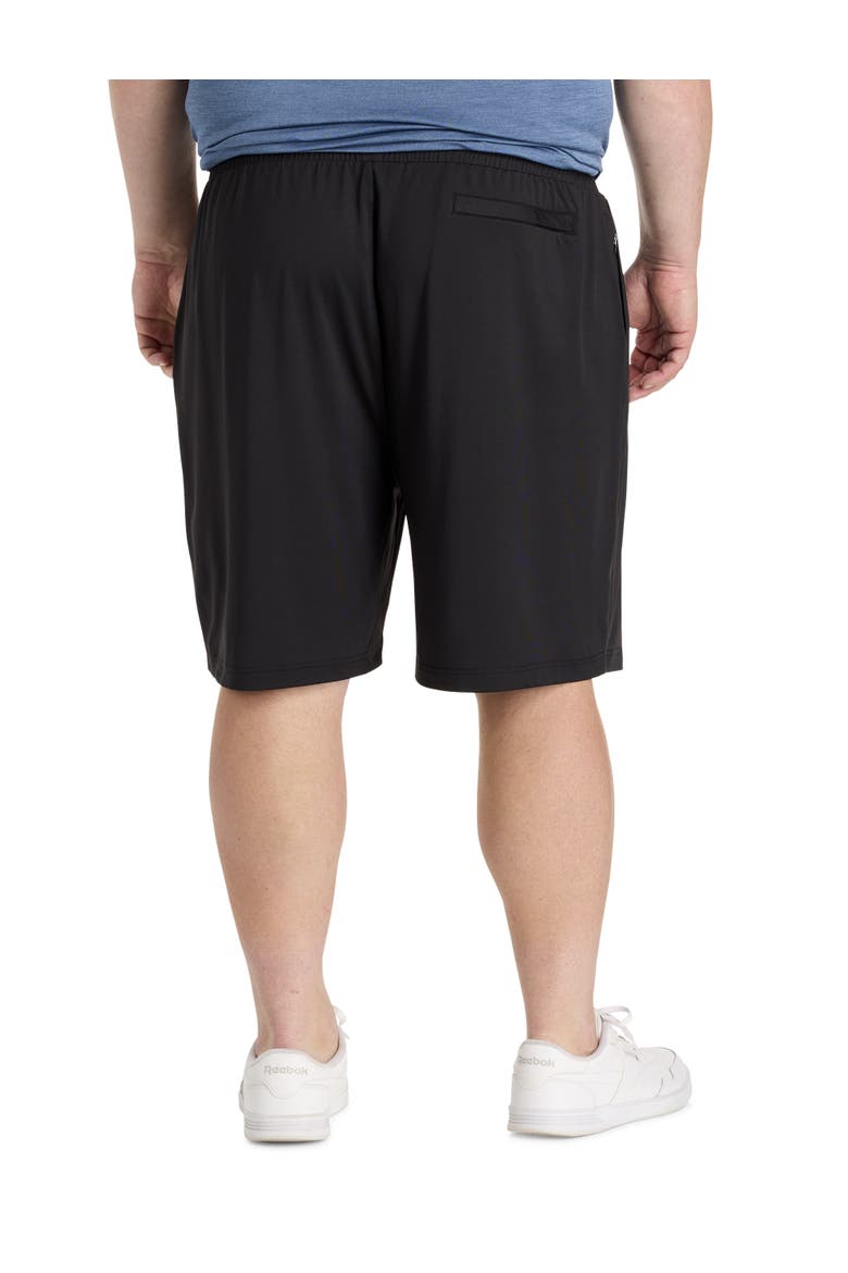 Big & Tall Performance Shorts, Alternate, color, BLACK SOLID