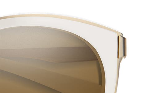 Smith Somerset 53mm Polarized Cat Eye Sunglasses In Metallic
