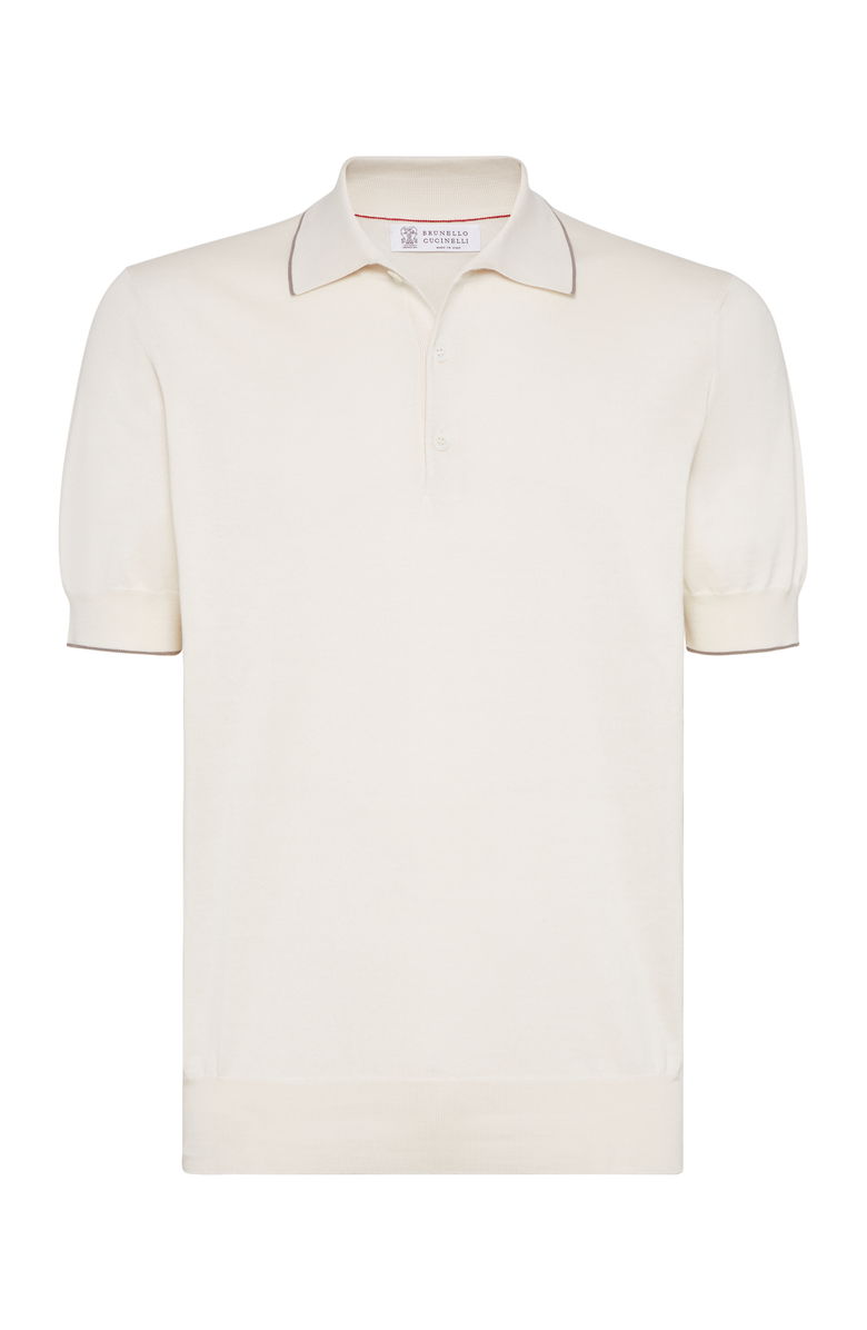 Brunello Cucinelli Lightweight knit Polo, Main, color, 