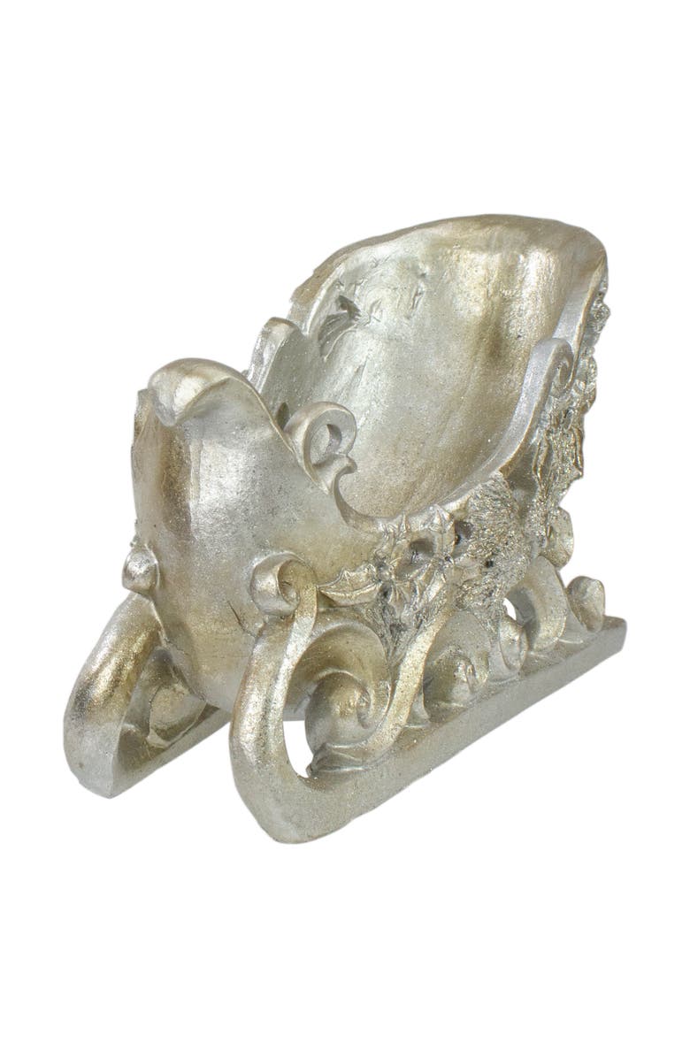 Northlight Christmas Sleigh Decoration - 9.75" - Champagne, Alternate, color, Gold