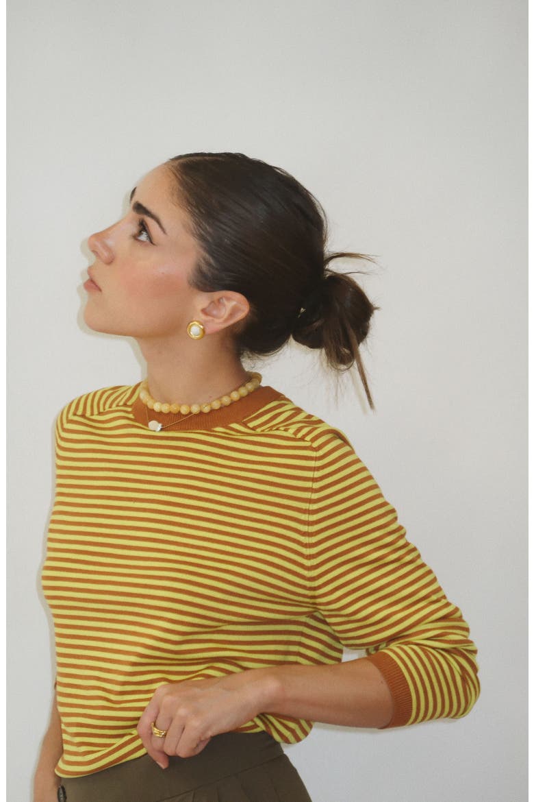 Ellis Earrings, Alternate, color, Cream