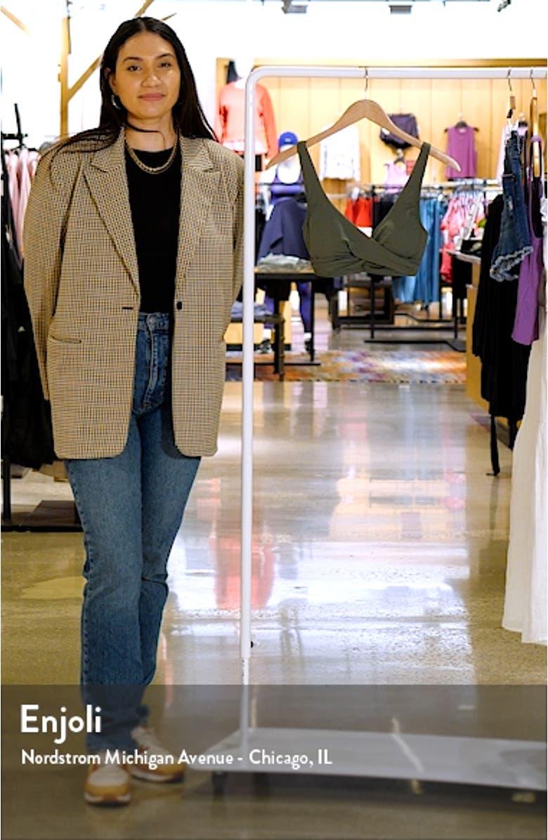 Cross Front D- & DD-Cup Molded Underwire Bikini Top, sales video thumbnail