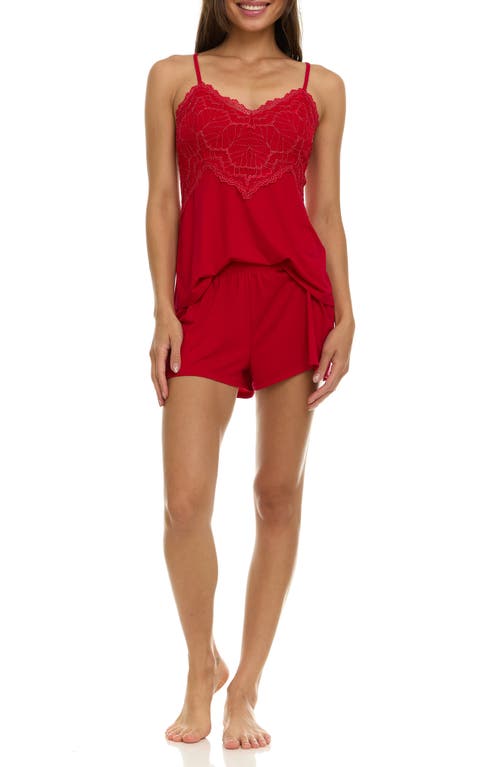 FLORA NIKROOZ FLORA BY FLORA NIKROOZ MONIQUE CAMI & SHORTS PAJAMA SET 