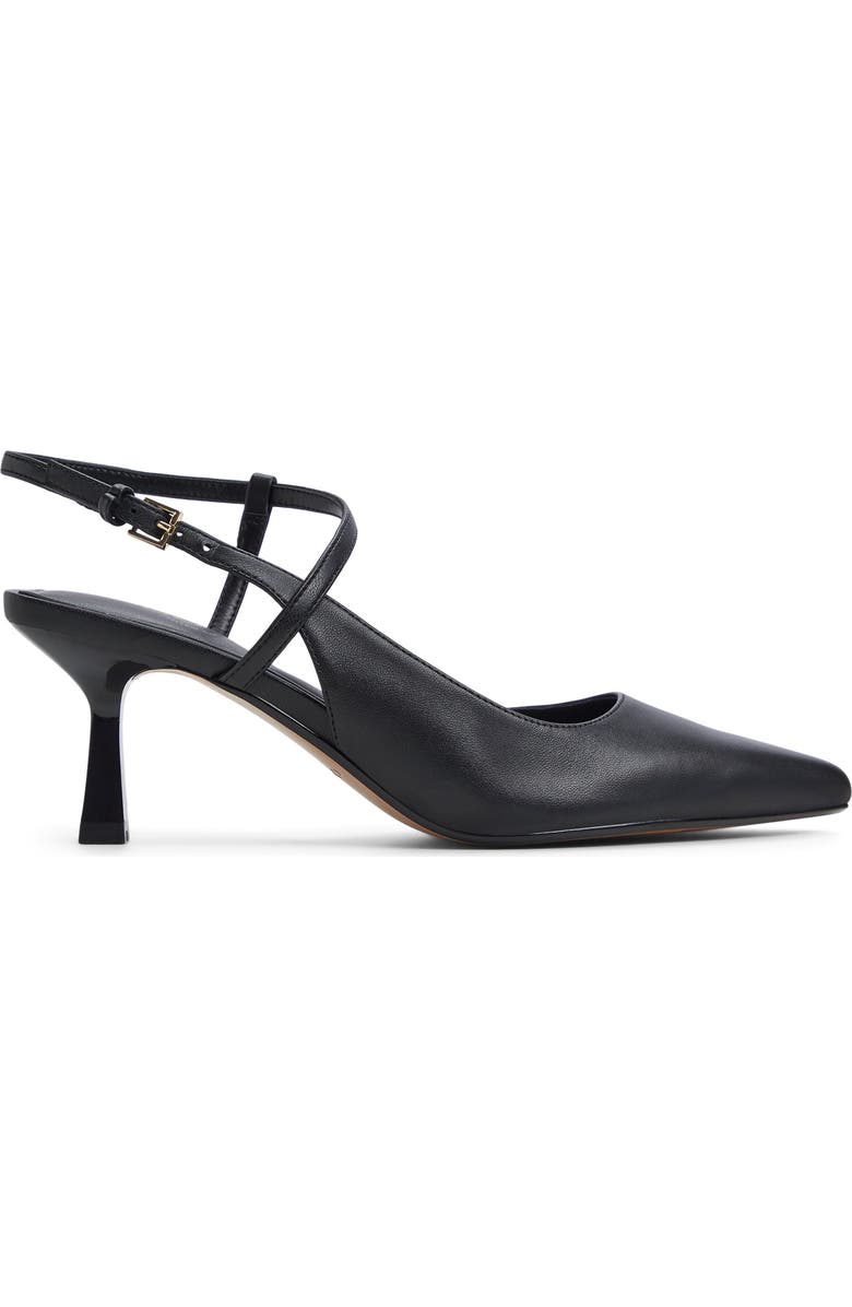 ALDO Axelle Ankle Strap Pointed Toe Pump, Alternate, color, Black