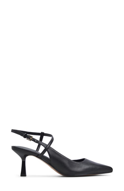Aldo Axelle Ankle Strap Pointed Toe Pump In Black