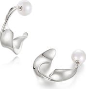 Classicharms Chunky Wave Hoop Earrings