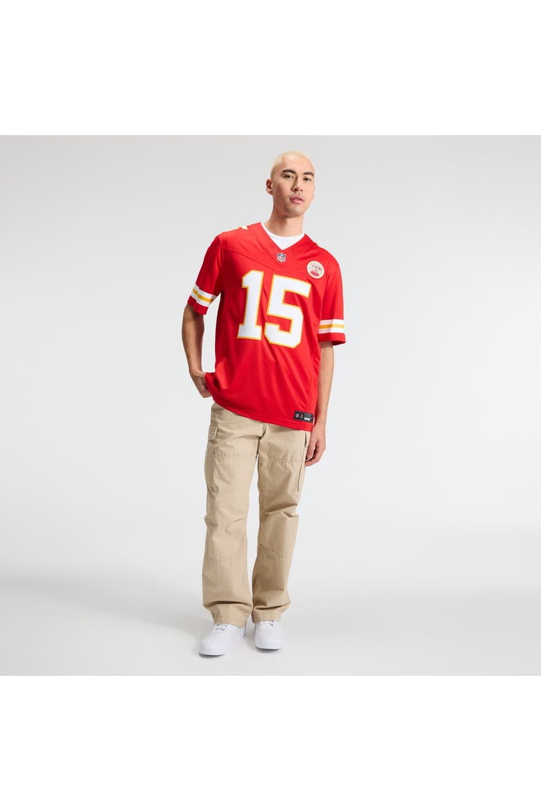 Men's Nike Patrick Mahomes Red Kansas City Chiefs Team Vapor F.U.S.E. Stitched Limited Jersey, Alternate, color, Red