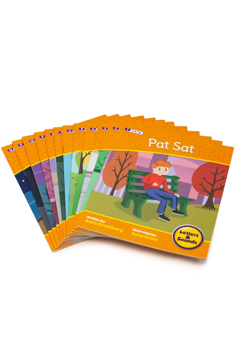 Letters & Sounds Phase 2 Set 2 Fiction Educational Learning Set, Alternate, color, Multicolored