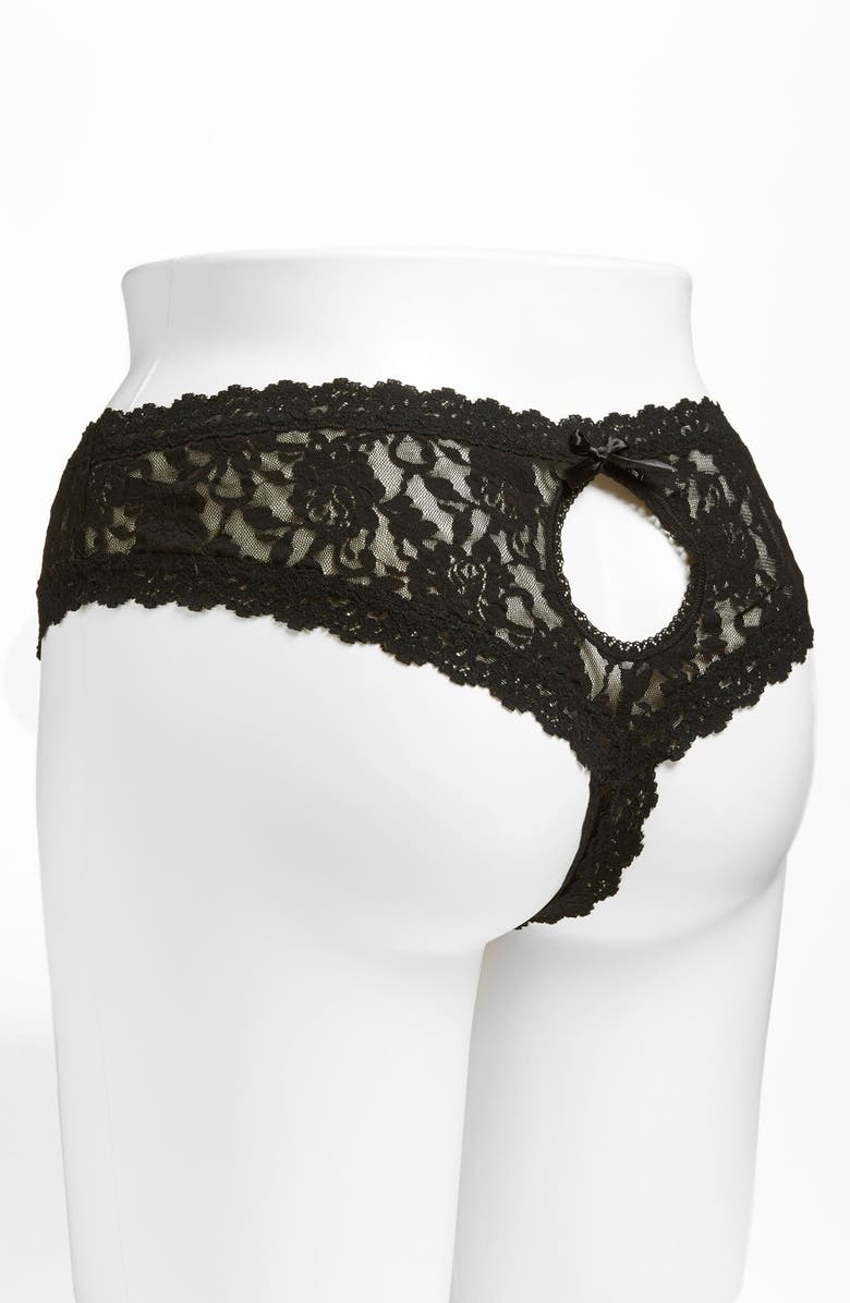 Hanky Panky Open Gusset Hipster Panties, Alternate, color, 