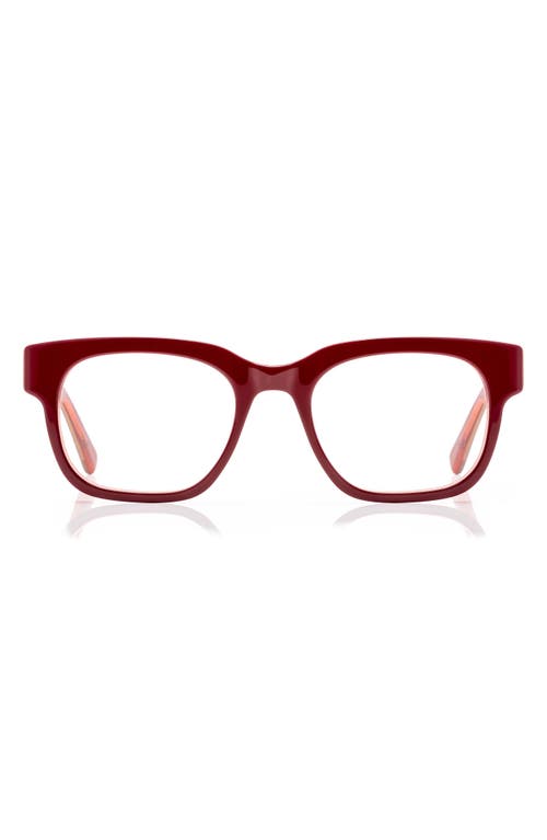 Eyebobs Numero Uno 49mm Rectangualr Readers In Red