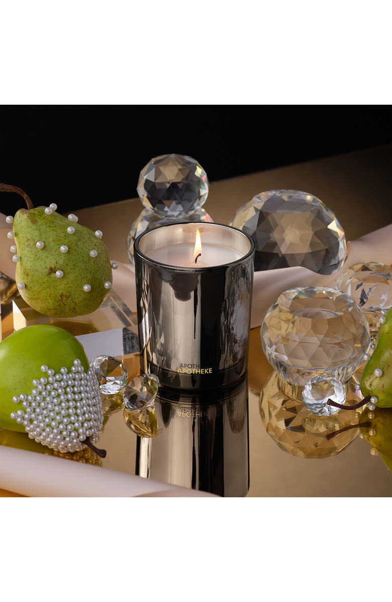 APOTHEKE White Vetiver Classic Scented Candle, Alternate, color, Dark Grey