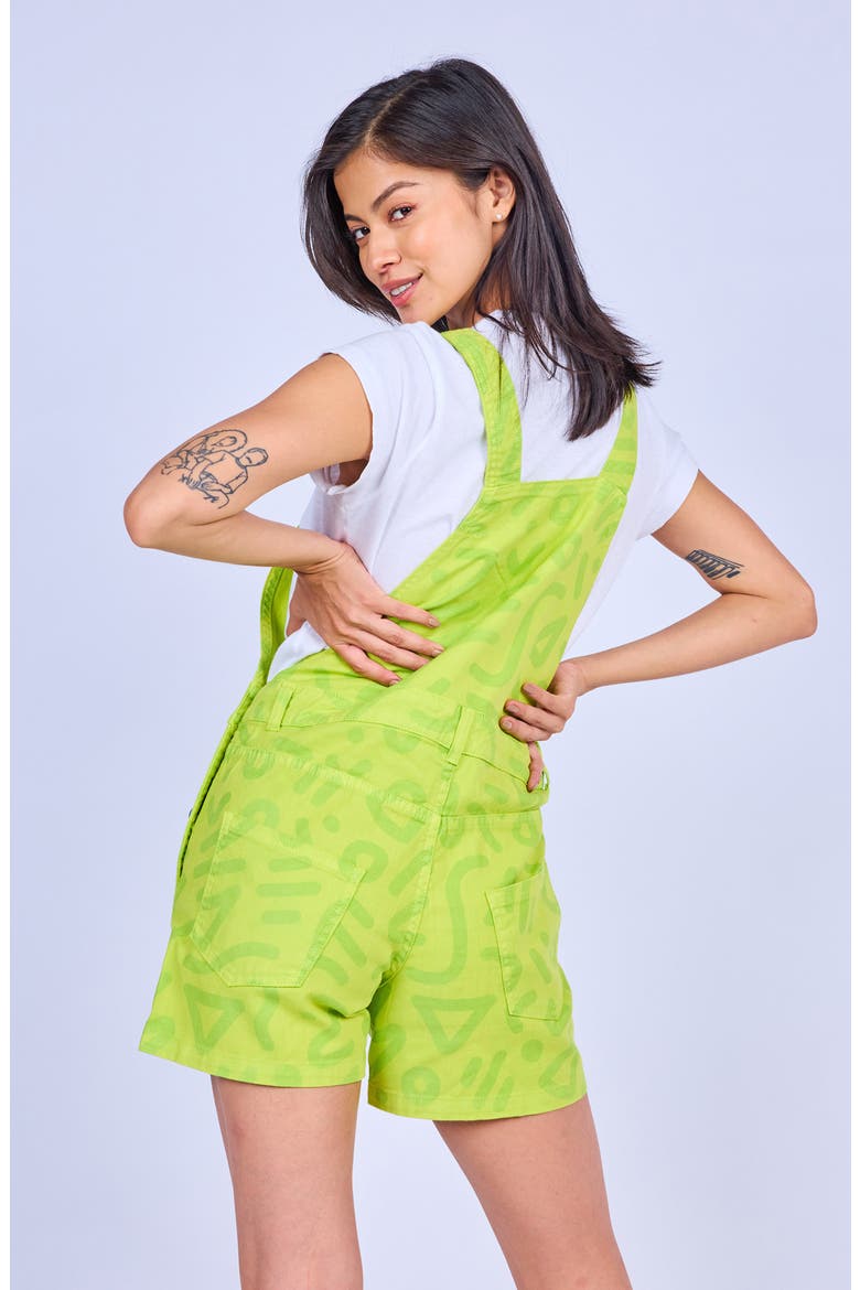 Zap Overall Shorts, Alternate, color, Frog