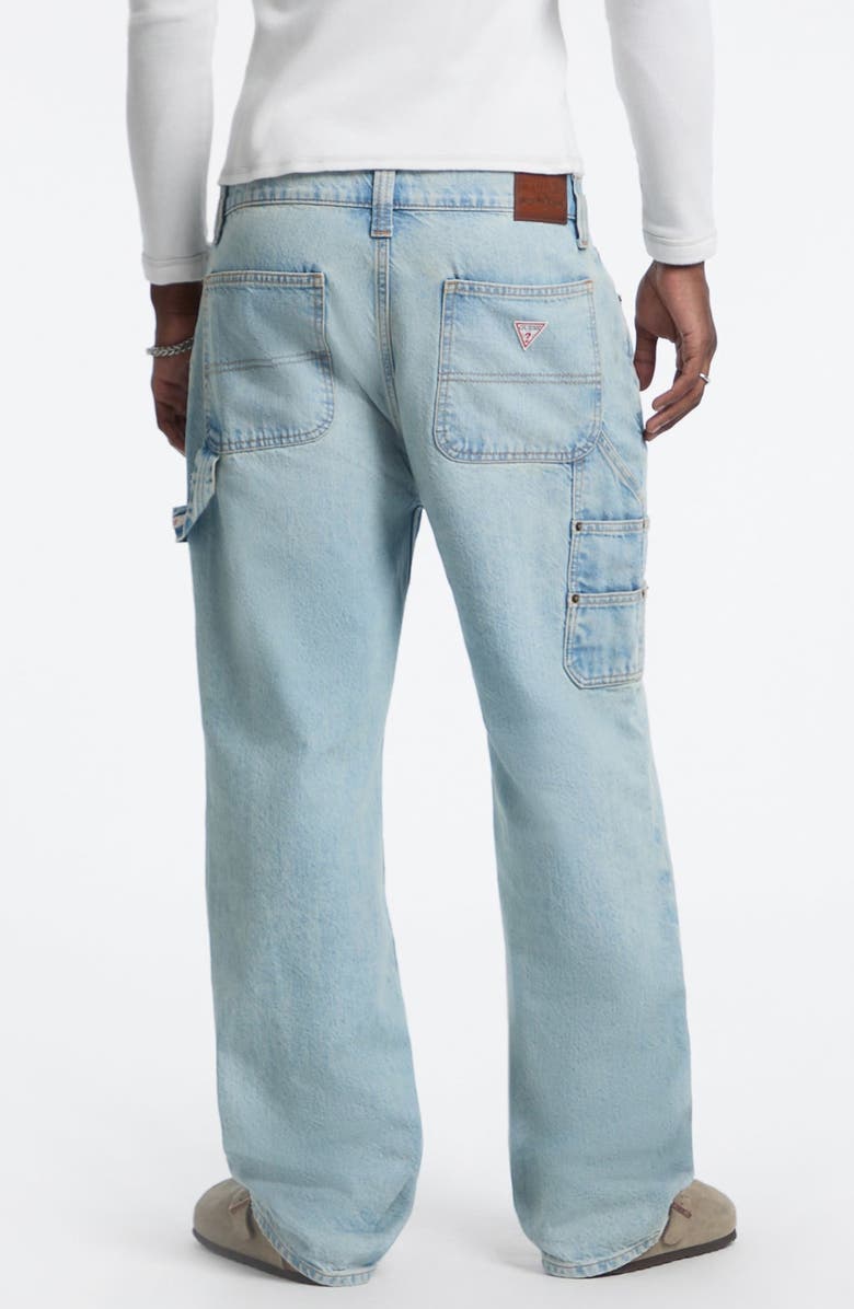 GUESS G19 Cargo Jeans, Alternate, color, Light Blue