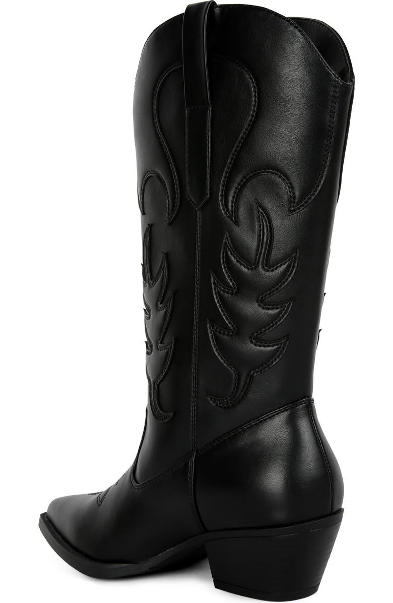 LONDON RAG Ponsies Western Boot, Alternate, color, Black