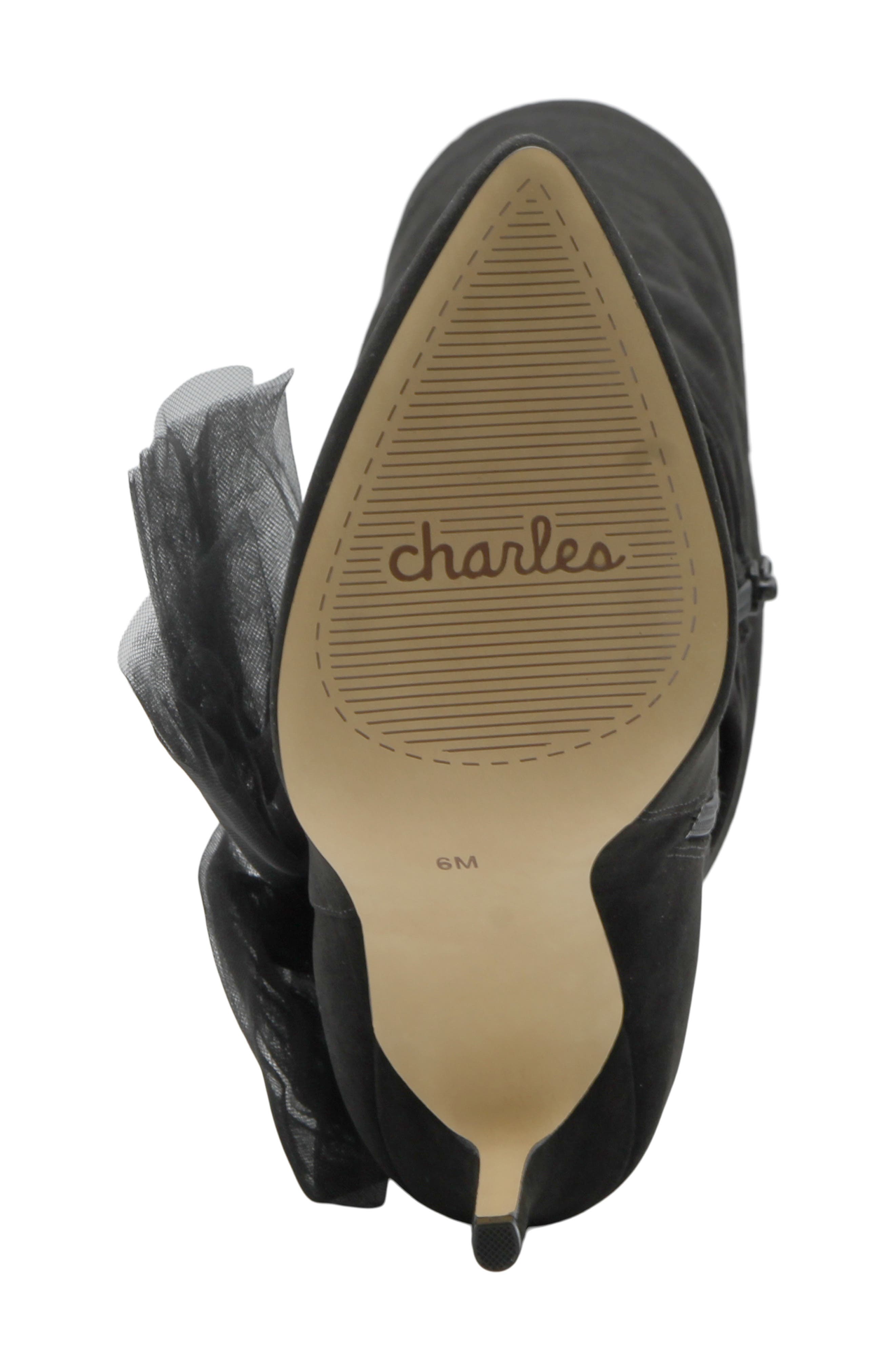 Charles by Charles David Pizzi Pointed Toe Knee High Boot, Alternate, color, Black-Ms