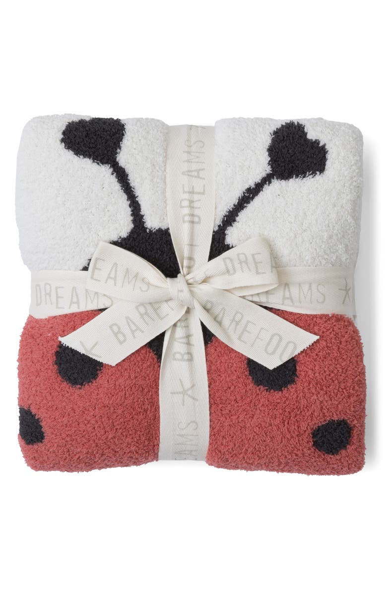 Barefoot Dreams<sup>®</sup> CozyChic<sup>®</sup> Love Bug Receiving Blanket, Main, color, 