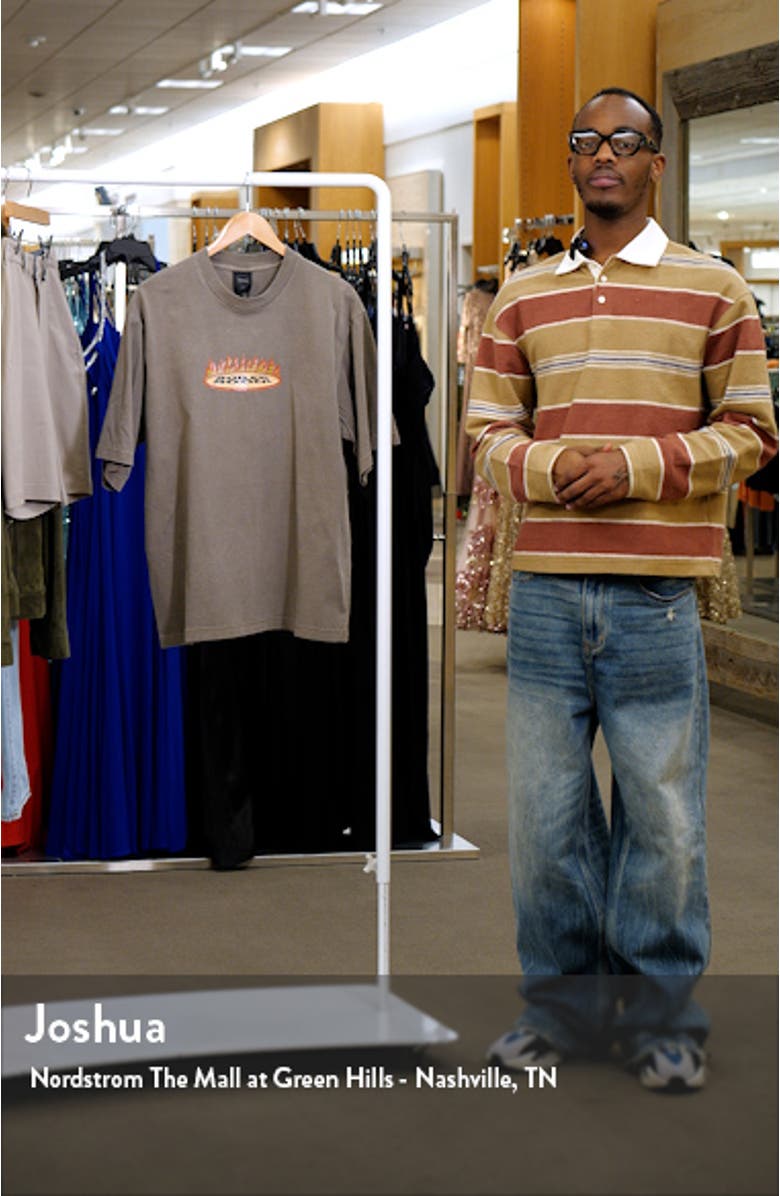 Flames Cotton Graphic T-Shirt, sales video thumbnail