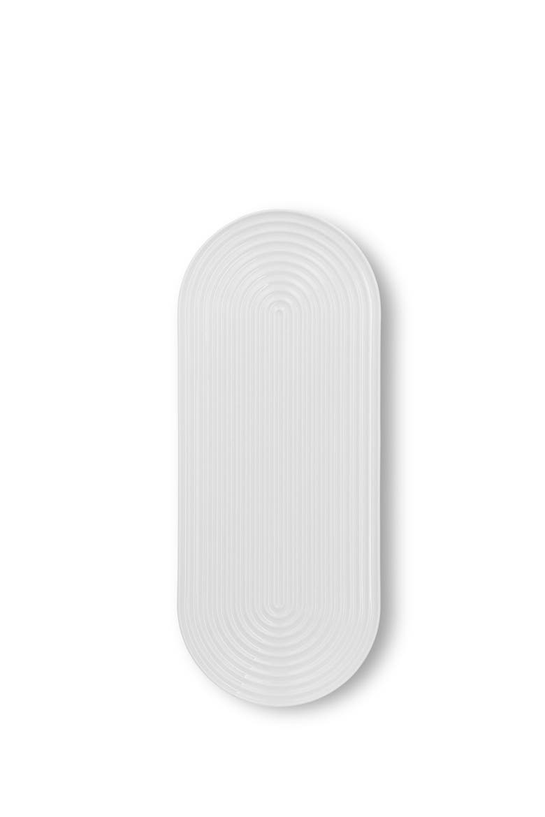 Lyngby Tura Large Oval Serving Dish, Alternate, color, White