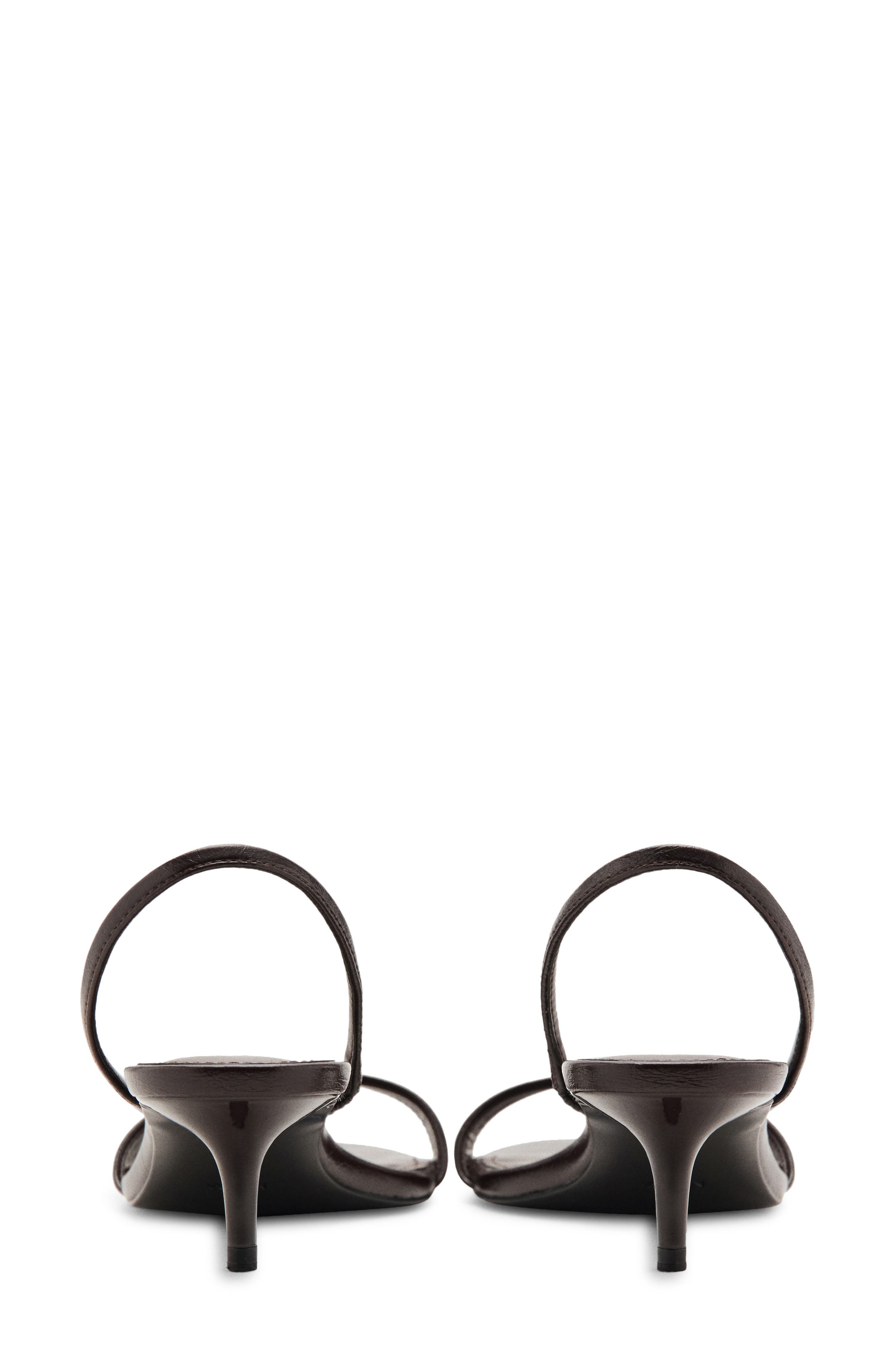Kitten Heel Slingback Sandal, Alternate, color, CHOCOLATE