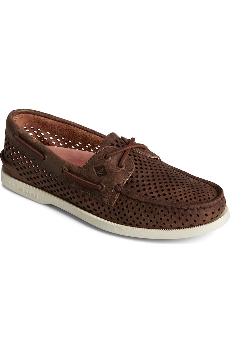 ZZDNU SPERRY TOP-SIDER<sup>®</sup> Leeward 2-Eye Boat Shoe, Main, color,
